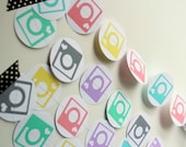 Instagram garland - camera photo booth prop - party decor
