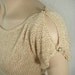 Knitted, Short Sleeve Camel Spring Summer Blouse by Arzu's Style