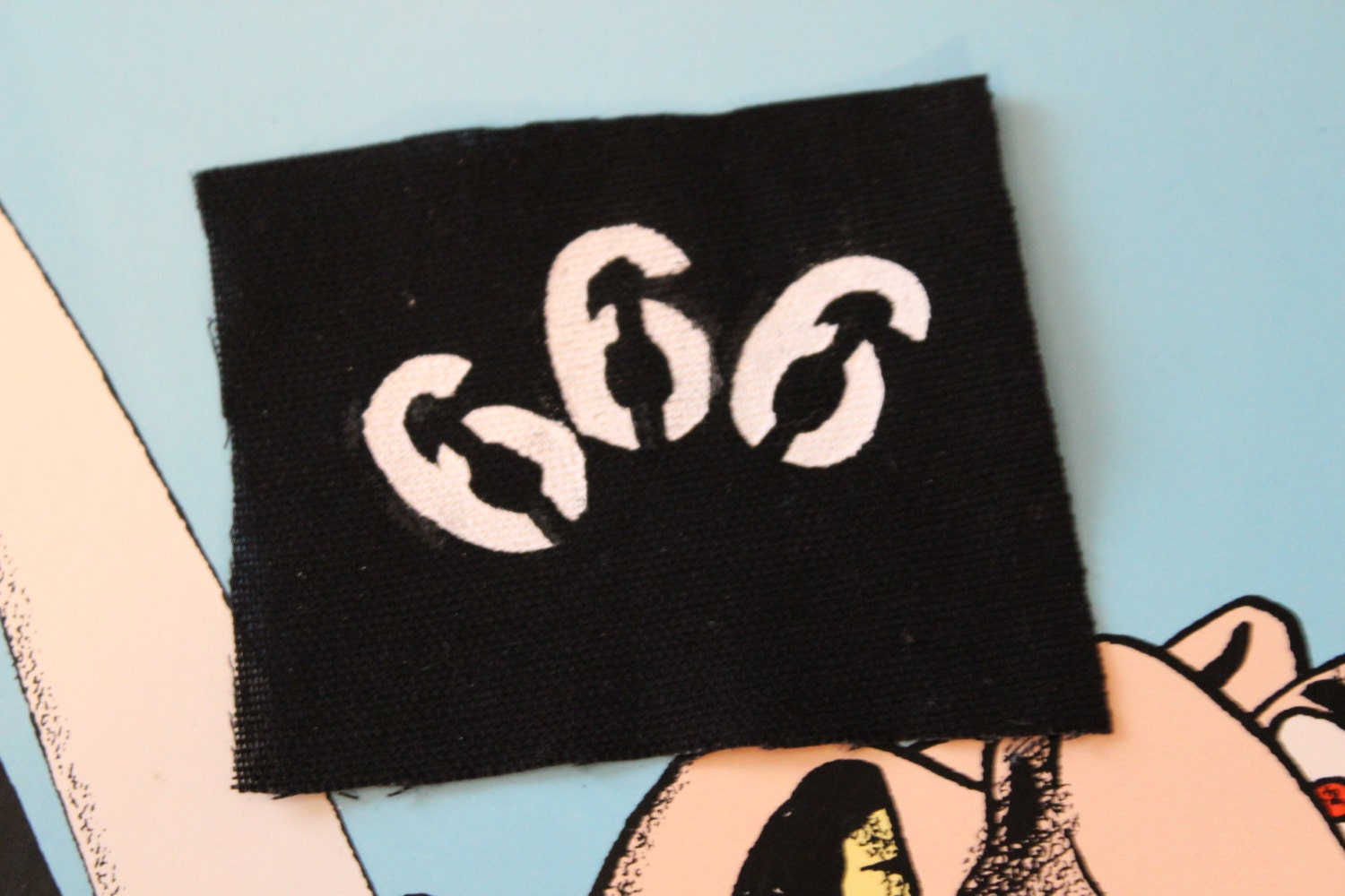 Black 666 patch