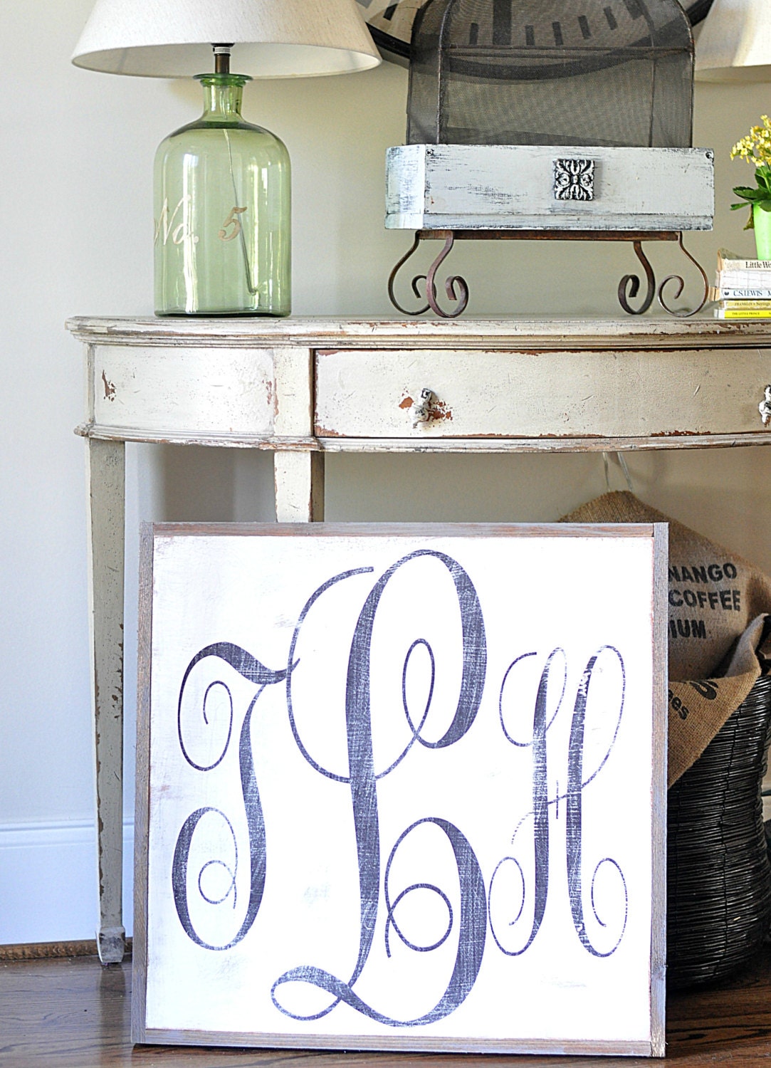 Custom Monogram Sign