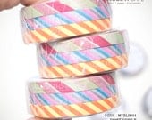 Twist Cord Slim MT Set of 3 Kamoi Masking Tape