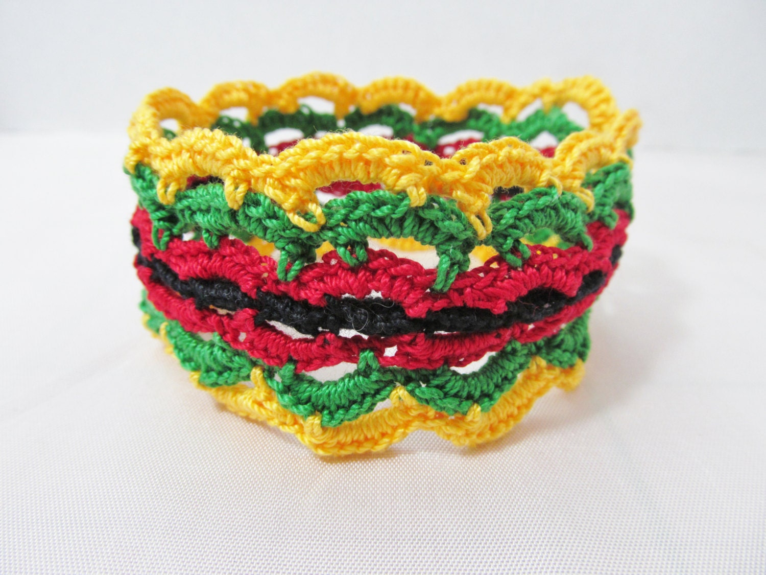 Crochet Bangle Bracelet
