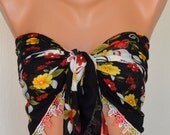 Cotton yemeni bandeau suqare scarf summer accessories woman scarf summer scarf beach dress birthday gifts girly accessories