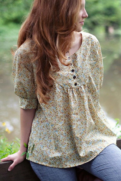 Esme Top Sewing Pattern by Sew Liberated