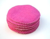 New mom accessory washable breastfeeding nursing pads reusable set of ten pink