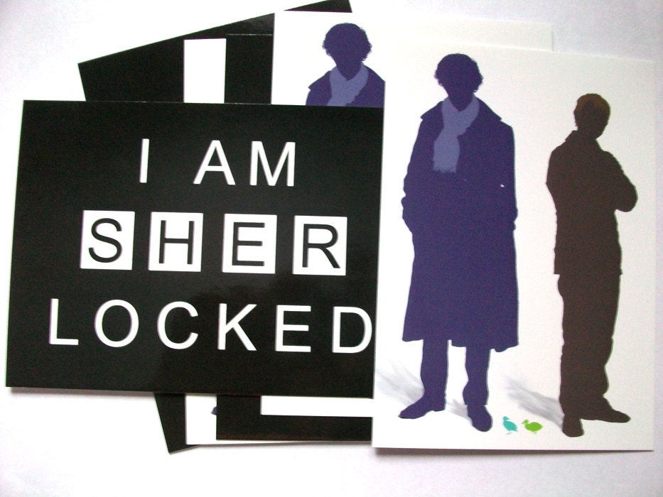 Sherlock Postcard Set- Pack of 6