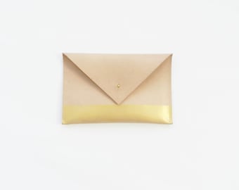 Petite Odette Clutch / Kindle Case - Gold