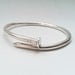 Nail Bracelet - Sterling Silver - Cartier Inspired - Silver Nail Bracelet - Bangle