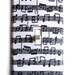 Musical Notes Single Toggle Switchplate