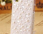 Pure handmade pearl iphone 5 case iphone 4 case ipod touch cover samsung galaxy s4 case galaxy s3 s2 case note 2 case