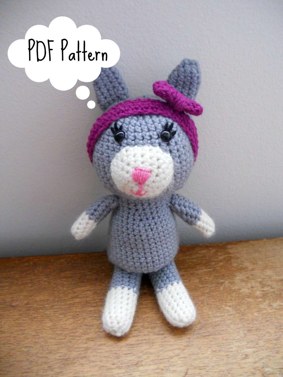 Celia Cat - Crochet Pattern PDF
