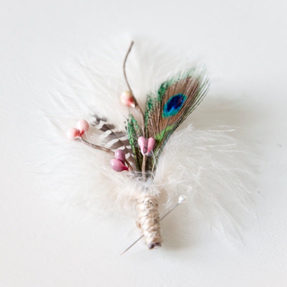 SUMMER COLOUR - mens boutonniere