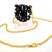 Monogram Necklace Hand Made Custom Pink Initials Personalized J Birthday Jewelry  Acrylic
