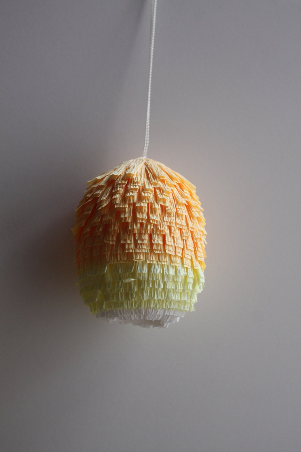 yellow ombre mini egg piñata