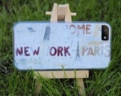NY Rome Paris iPhone 5 soft case & EXTRA design