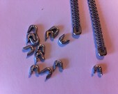24 spiral steel boning caps 1/4"
