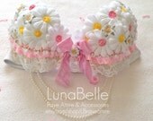 Sparkly daisy bra