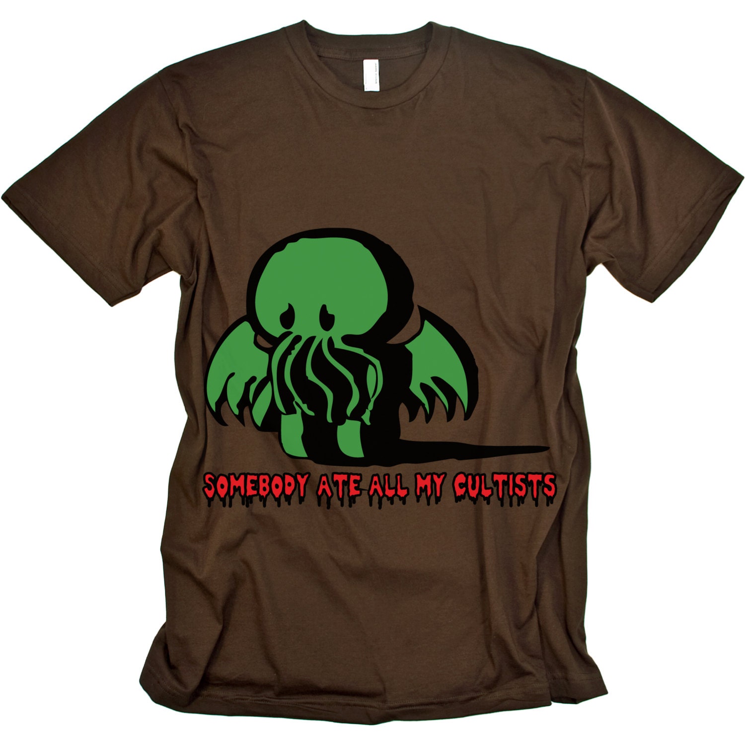 Lovecraft Sad Cthulhu WOMENS Tshirt