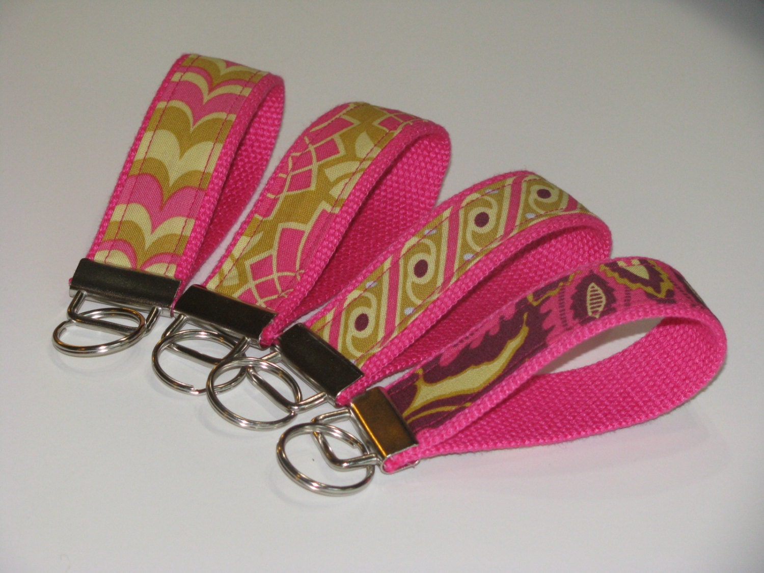 Hot Pink Heirloom Key Chain