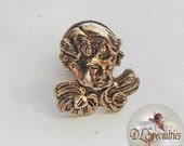 Victorian Vintage Jewelry Angel Pin