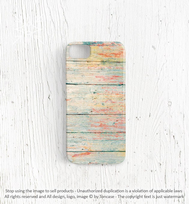 Wood iPhone 5 case - unique iPhone 4 case, wood iPhone 4s case, iphone 4 cover, painted wood, mint iphone 5 cover unique case wedding (c55)