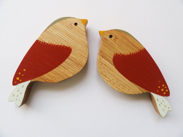 Valentine wall birds - love bird pairs