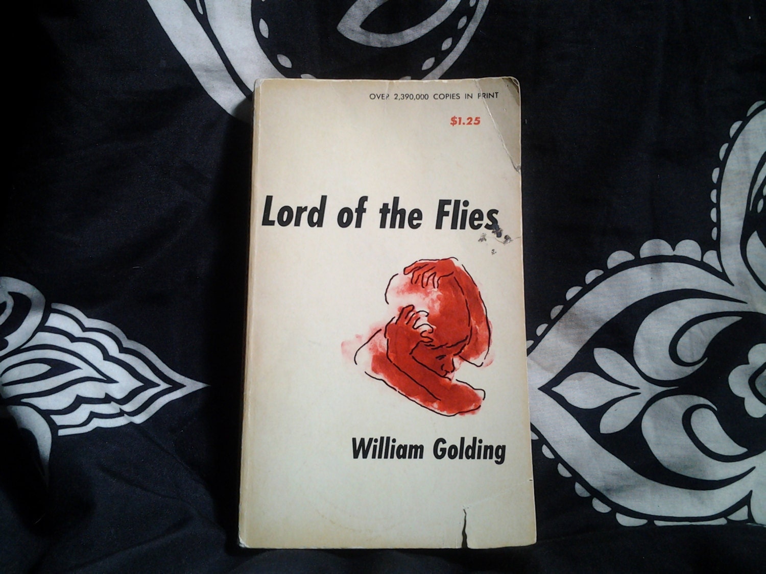 Lord of the Flies by William Golding. Vintage 1959 paperback edition.