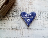 Secret admirer heart magnet love message Valentine's day Valentine Card - HandyHappyHearts