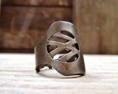 Antique Key Ring - Volkswagen Key - Size 8.5 - Jewelry - Steampunk - Skeleton Key - Fashion - Repurposed - Upcycled