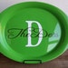 Personalized Platter - Design Your Own - Personalized Hostess Gift / Shower Gift - GREEN
