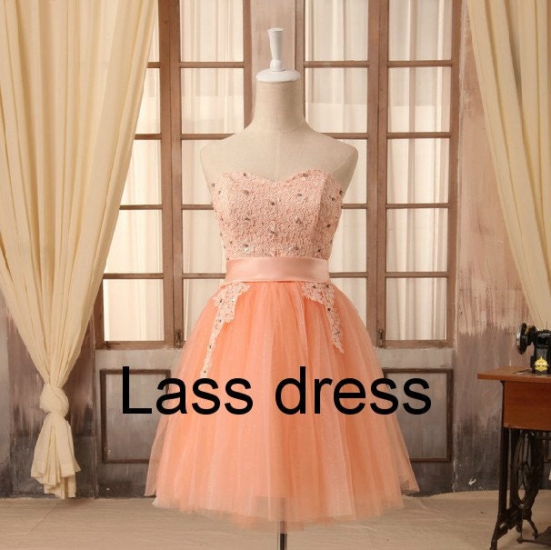 Sweetheart short/Mini Prom Beading Dress