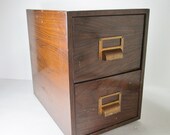 Industrial Metal File Cabinet Large Two Drawer