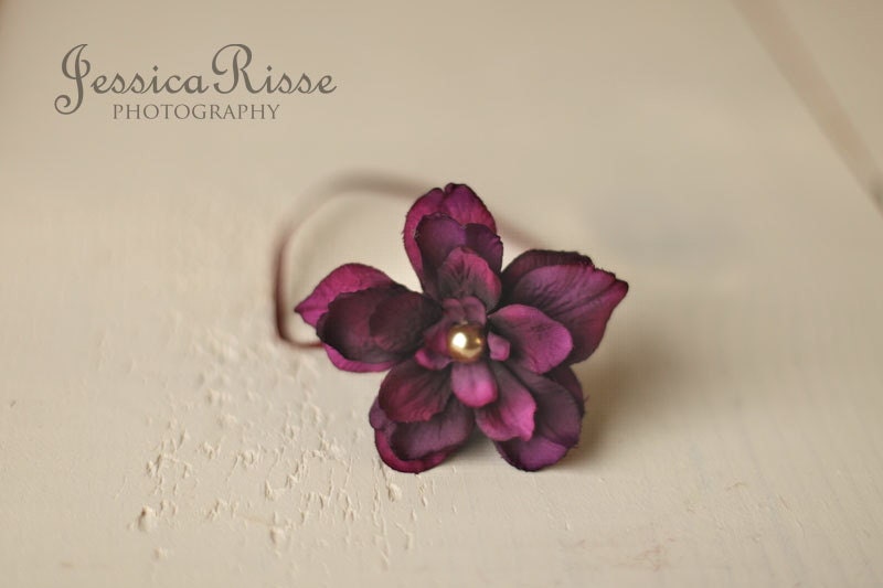Headband Photography Prop Baby Flower Headband Newborn Head Wrap