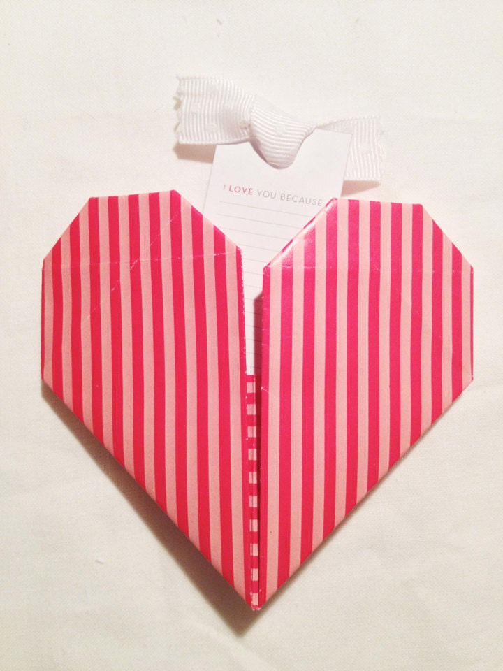 Candy Stripe Origami Valentine