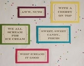 Customizable Ice Cream Signs - Perfect for Dessert Tables, Ice Cream Social Displays, Parties, Showers, Etc..