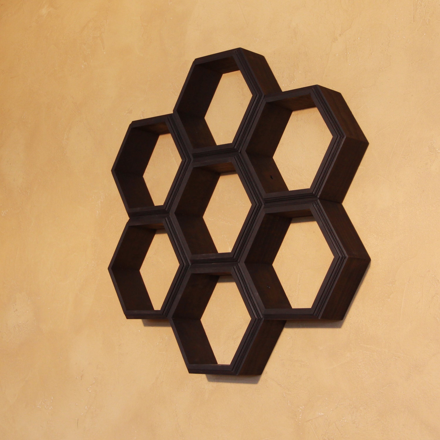 Honeycomb/Hexagon Shelves - Custom Shelving - Multi Cubby Organizer