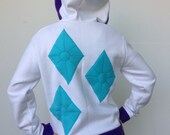 Rarity Fleece Cosplay Hoodie - My Little Pony