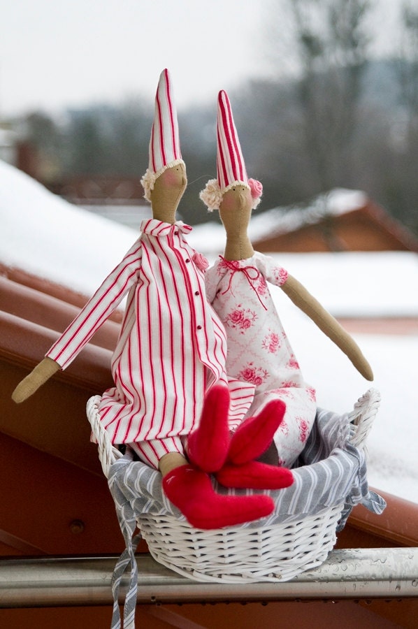 Tilda Pyjamas Angel Doll Christmas