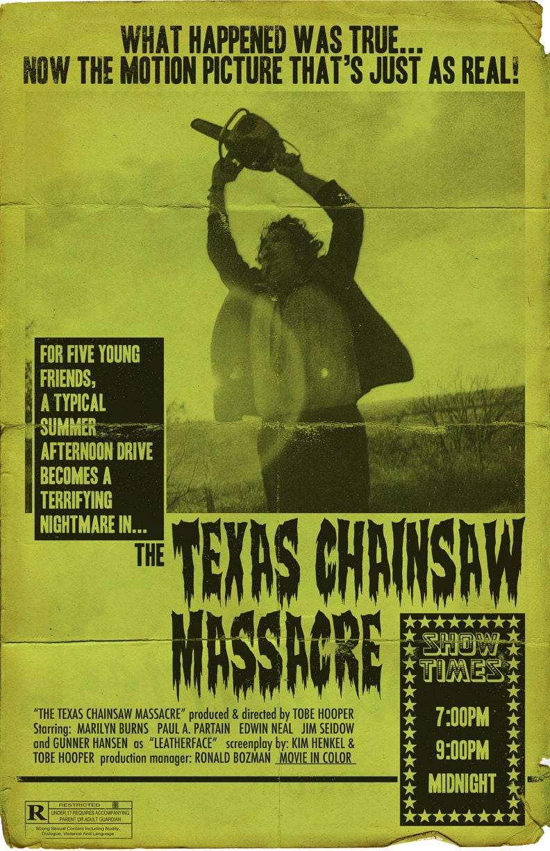 The Texas Chainsaw Massacre 11x17" Movie Poster