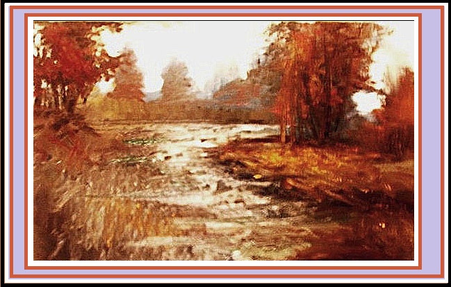 ACRYLIC PAINTING PRINT -"Falls Splendor"