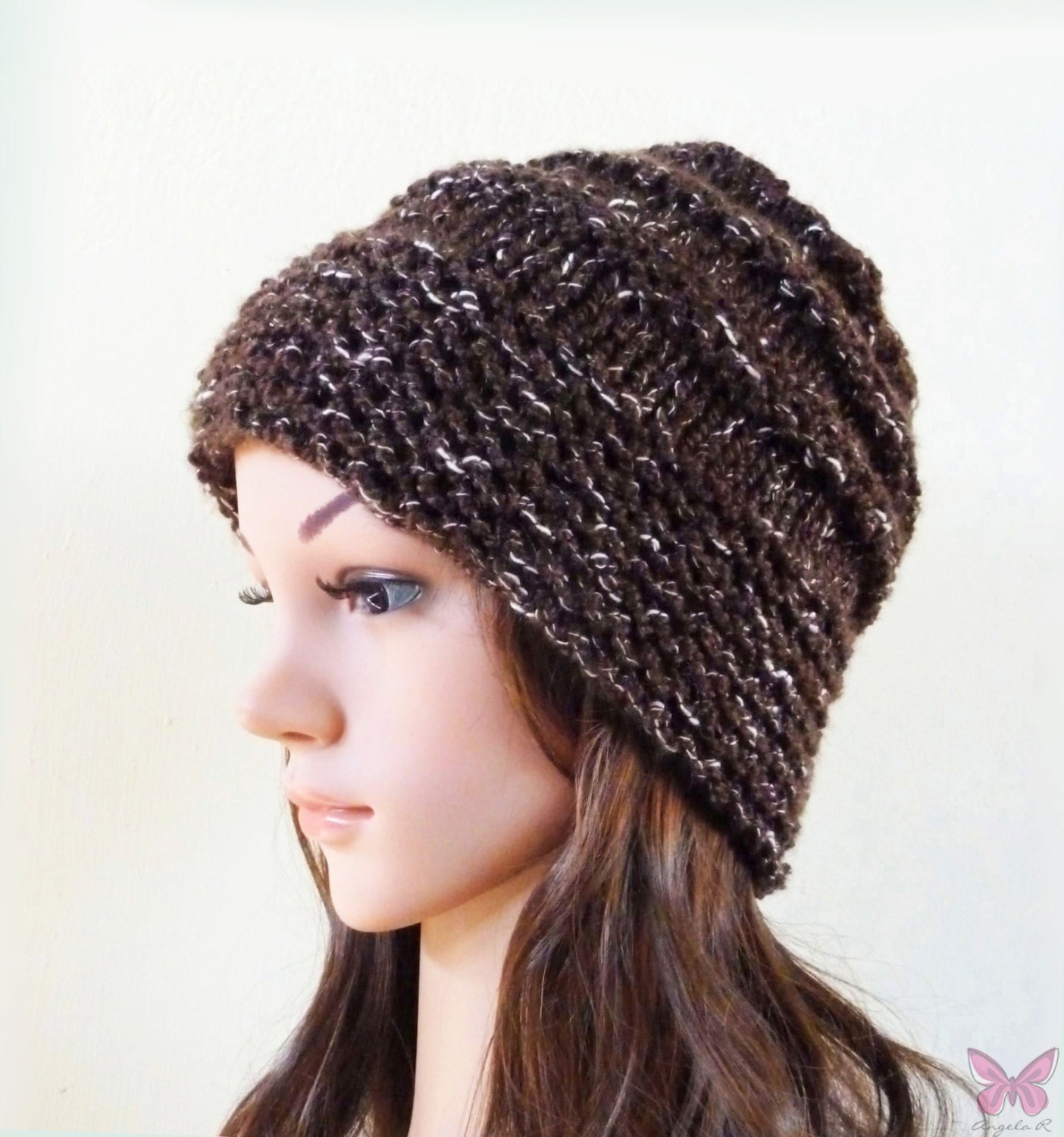 Slouchy beanie hat - BARLEY - womens teen girls - accessories - slouch