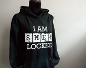 SHERLOCK Hoodie :I AM SHERLOCKED hoodie sweatshirt Long Sleeve