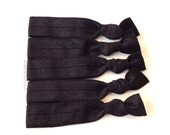 All Black Hair Tie Set