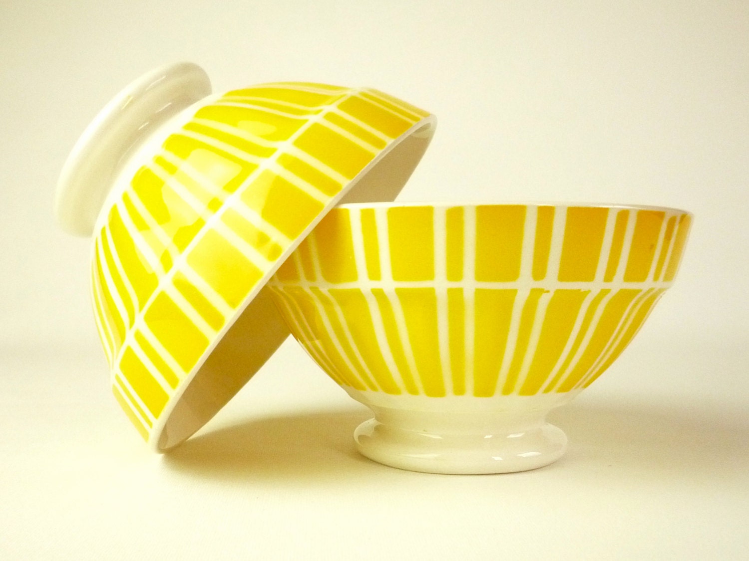 1 Vintage French Breakfast Bowl - Digoin Cafe au Lait Bols Coffee