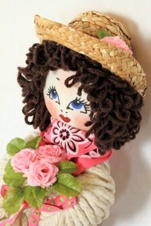 Cowgirl Mop Doll