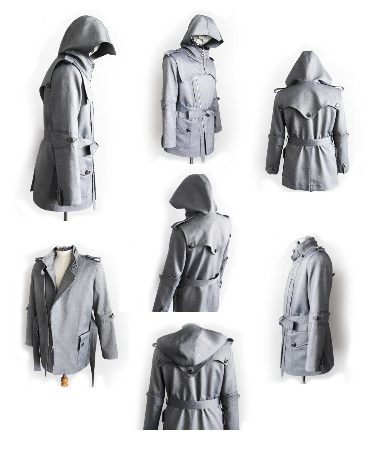 Stormbringer Armored Knight Trench Coat(100% Handmade with cotton) Made To Order