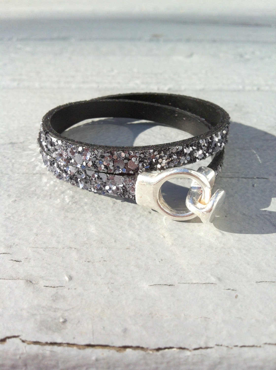 Glitter Sequin Bohemian Double Wrap Bracelet