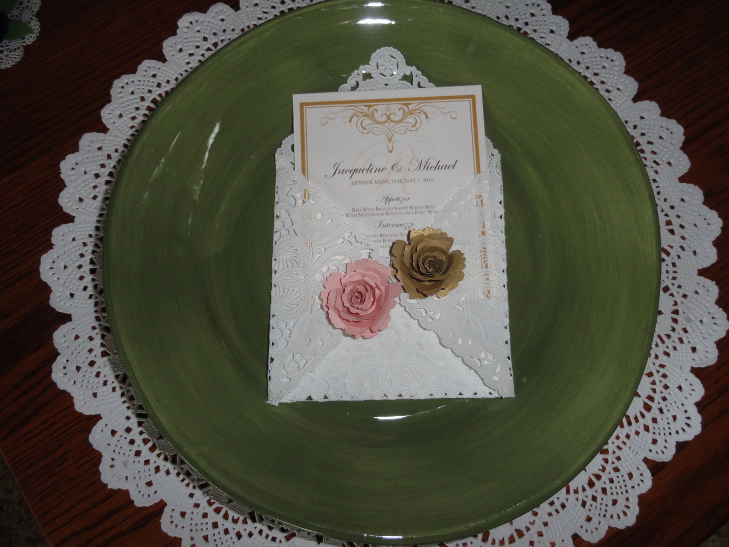 Brooklace 16 inch French Lace Design Paper Doilies Set of 25