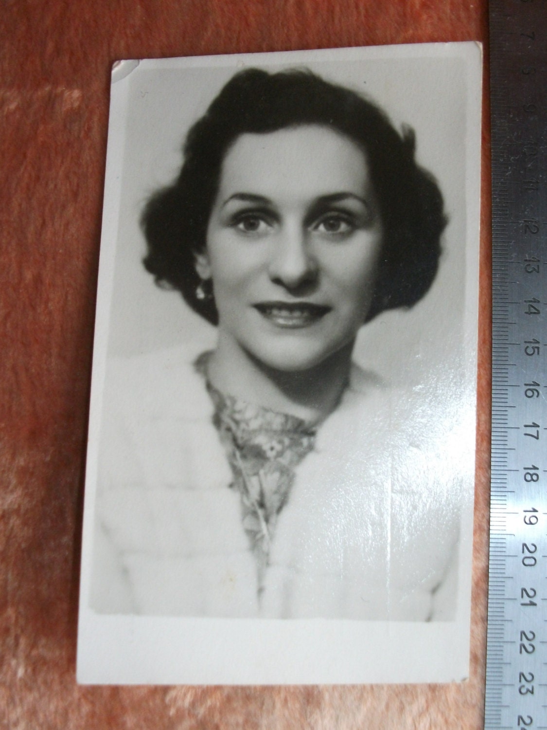 VINTAGE Post card from Russia Soviet Union ballet dancer . Black-White Photography Collectible mixed media ephemera Made in USSR