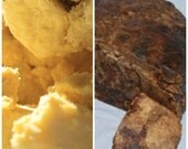 1lb Raw Organic Unrefined African Shea Butter & 1lb of Raw Black Soap